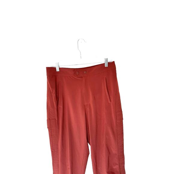 Athleta Cognac Brown Uptown Alley Ankle Cargo Pant Size 6 Athleisure Casual - Picture 5 of 15